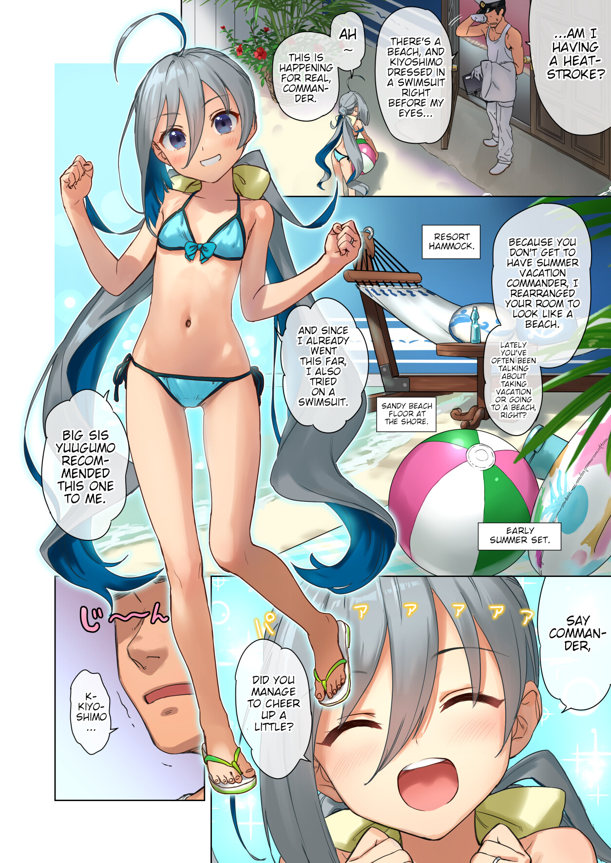 Hentai Manga Comic-Let's Go On Vacation With Kiyoshimo!-Read-3
